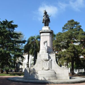Plaza Zabala Montevidéu passeio guiado turístico